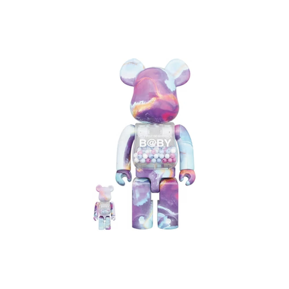 Bearbrick My First Baby Marble 100% & 400% SetBearbrick My First