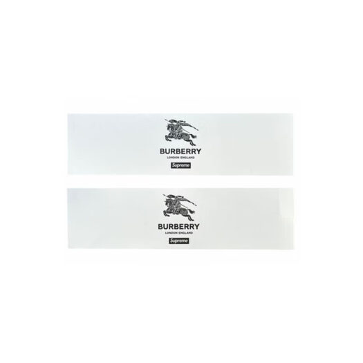156: KAWS X SUPREME, Box Logo skateboard decks (Red, White and