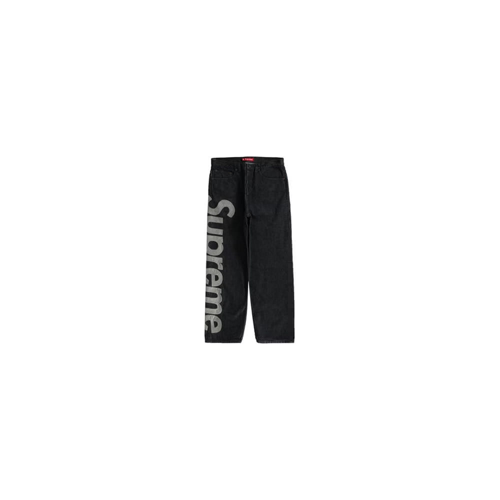 Supreme Inset Logo Jean BlackSupreme Inset Logo Jean Black - OFour