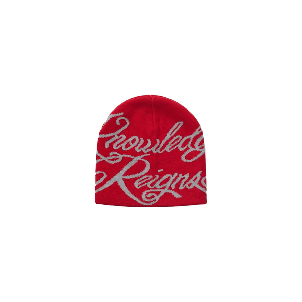 Supreme Knowledge Reigns Beanie RedSupreme Knowledge Reigns Beanie