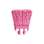 Emilio Garcia Pocket Sponge Brain Figure Pink