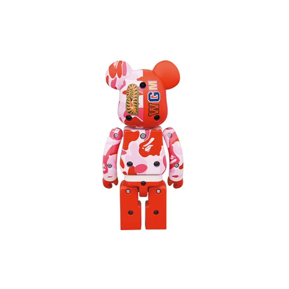 Bearbrick x BAPE ABC Camo Shark Chogokin 200% PinkBearbrick x BAPE