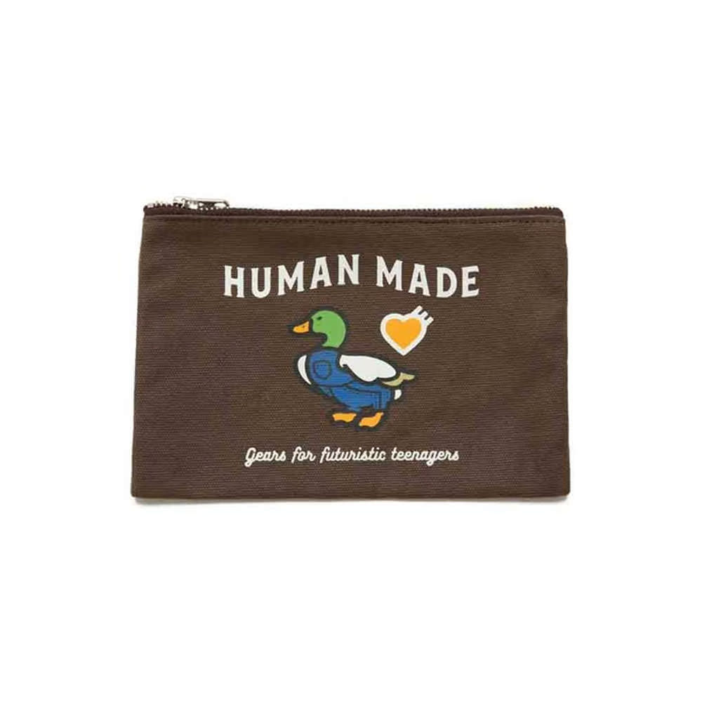 Human Made Bank Pouch Brown