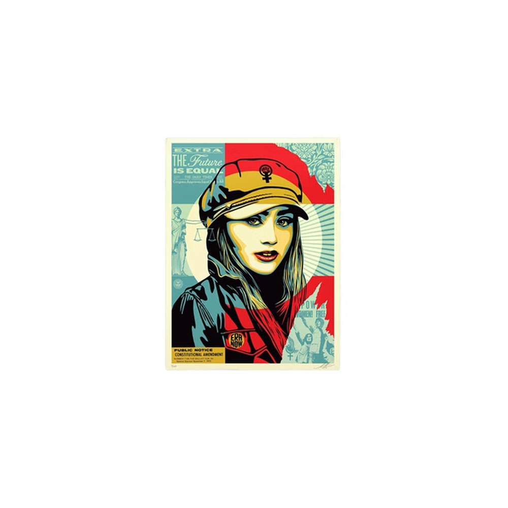 Shepard Fairey The Future Is Equal Print (Signed, Edition of 600)