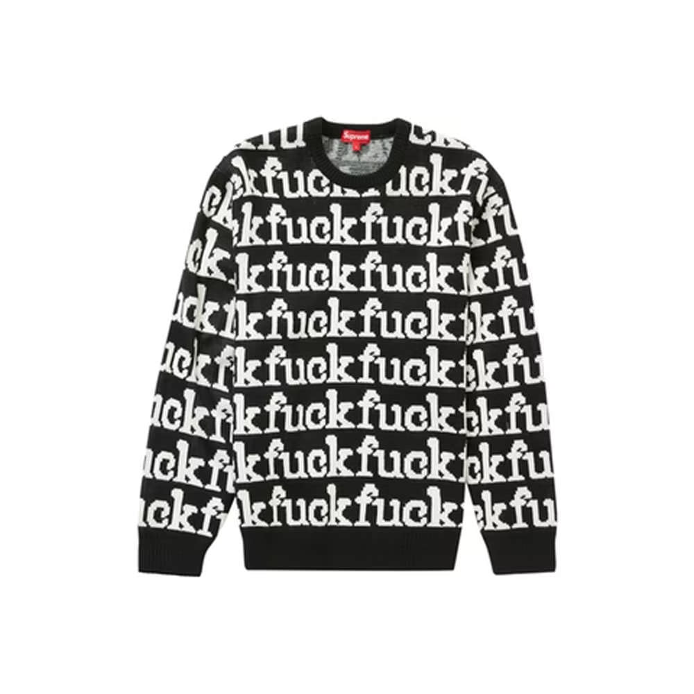 Supreme Fuck Sweater (SS22) Black