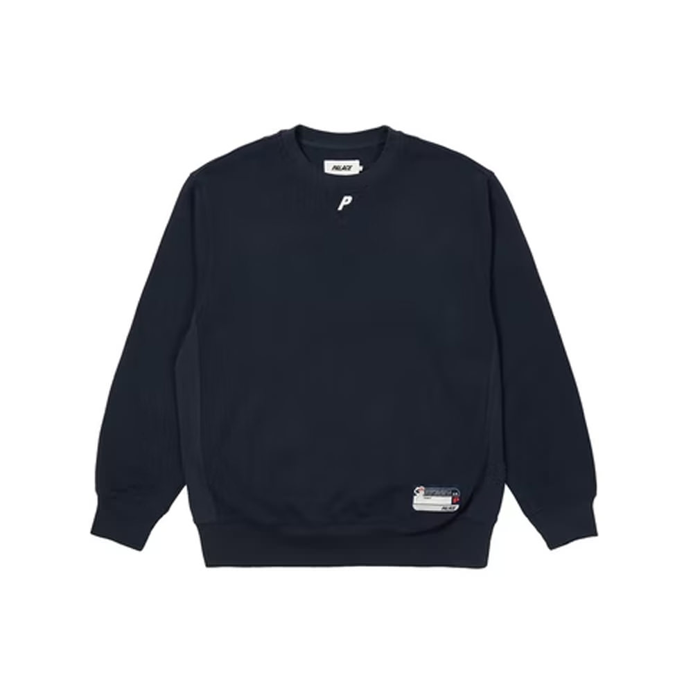 Palace P Neck Crew NavyPalace P Neck Crew Navy - OFour