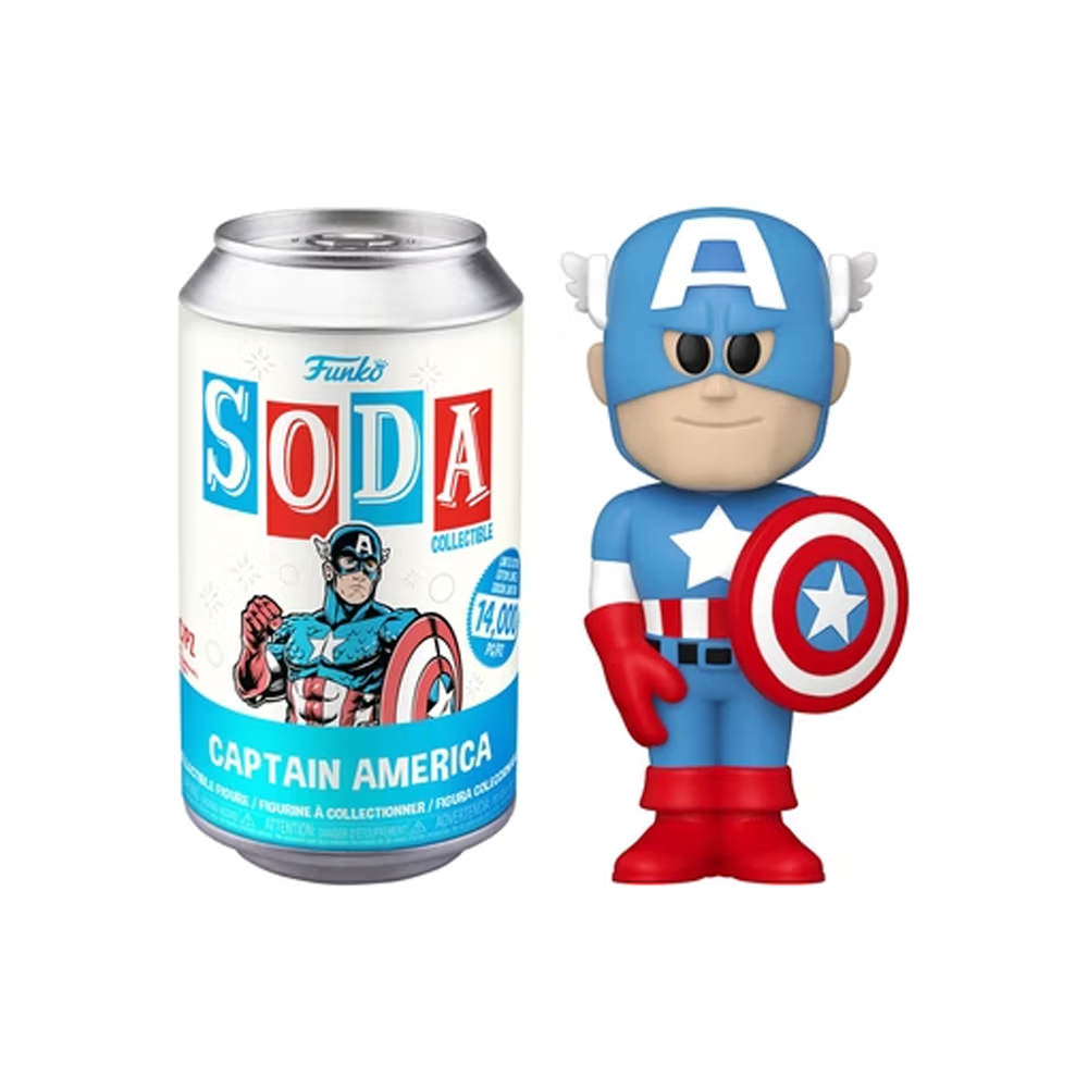 Funko Soda Marvel Captain America Open Can Figure