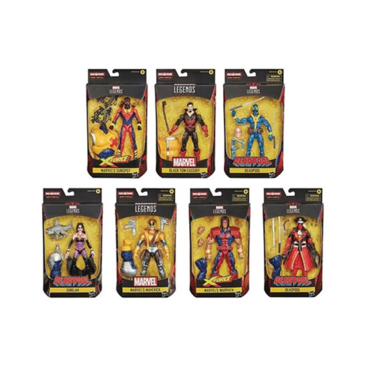 Hasbro Marvel Legends Deadpool Wave 3 Set of 7 - Strong Guy BAF Action Figure