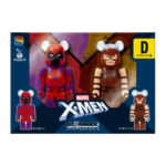 Bearbrick x Marvel X-Men Happy Lottery Magneto & Juggernaut 2 Pack 100%