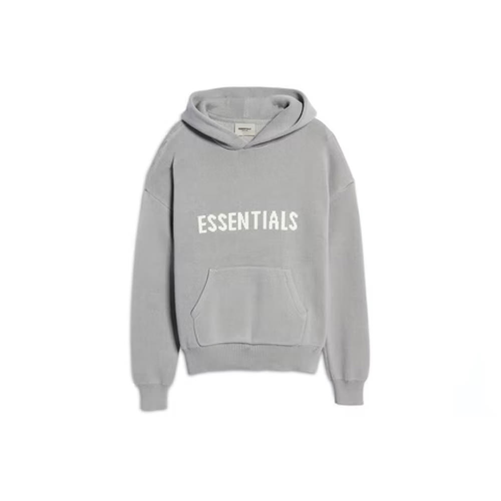 Fear of God Essentials Knit Pullover Hoodie (SS21) Cement