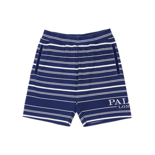 Palace Printed Stripe Shorts Navy