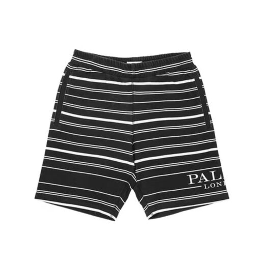 Palace Printed Stripe Shorts Black