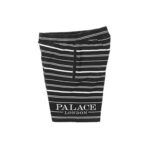 Palace Printed Stripe Shorts Black