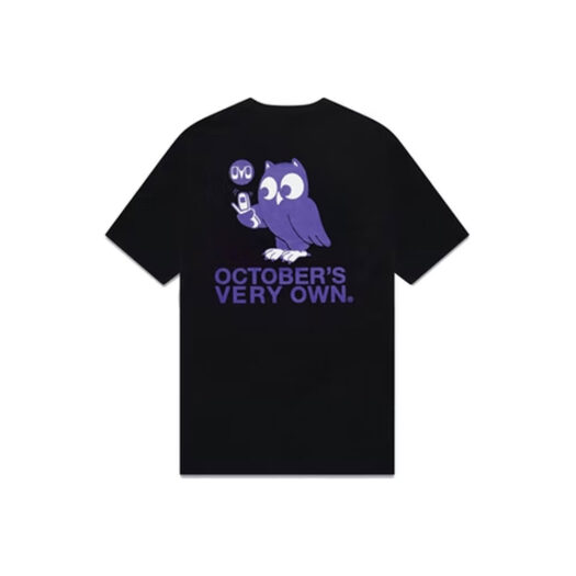 OVO Flip Phone Owl T-shirt Black