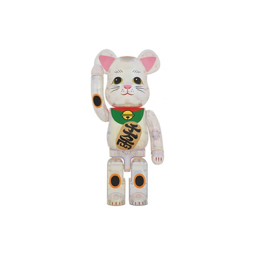 Bearbrick Maneki Neko 1000% Transparent PlatingBearbrick Maneki