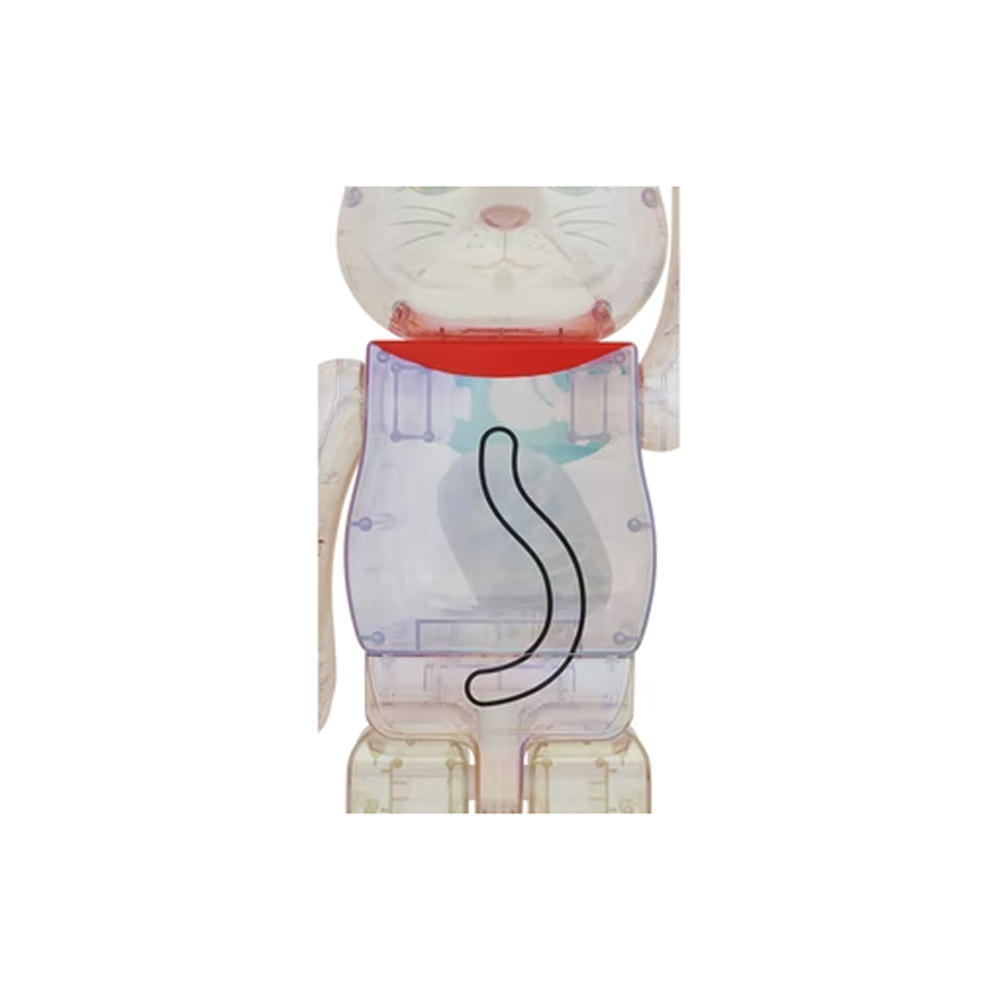 Bearbrick Maneki Neko 1000% Transparent PlatingBearbrick Maneki