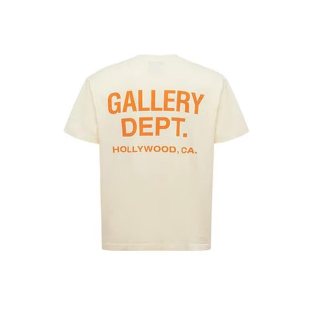 Gallery Dept. Souvenir T-Shirt Cream/OrangeGallery Dept. Souvenir T ...