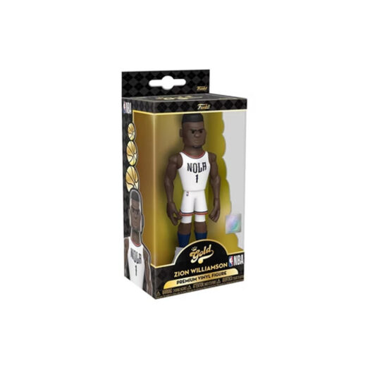 Funko Gold NBA New Orleans Pelicans Zion Williamson 5 Inch Premium Figure
