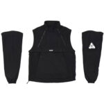 Palace Zip Off Gilet Jacket Black