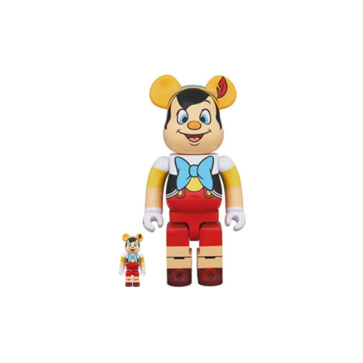 Bearbrick x Disney Pinocchio 100% & 400% Set