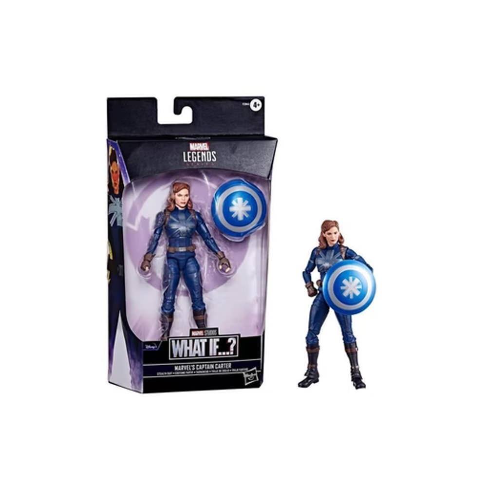 Hasbro Marvel Legends Series What If…? Marvel’s Captain Carter Target Exclusive Action Figure Blue