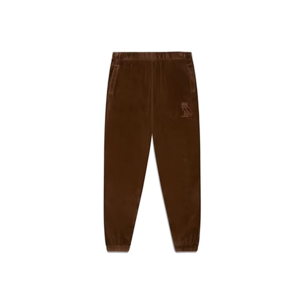 OVO Velour Track Pant BrownOVO Velour Track Pant Brown - OFour