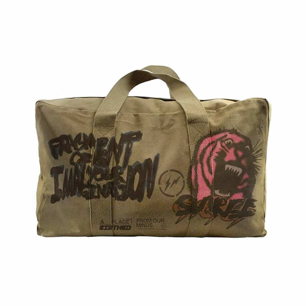 Travis Scott Cactus Jack For Fragment Icons Duffle OliveTravis 