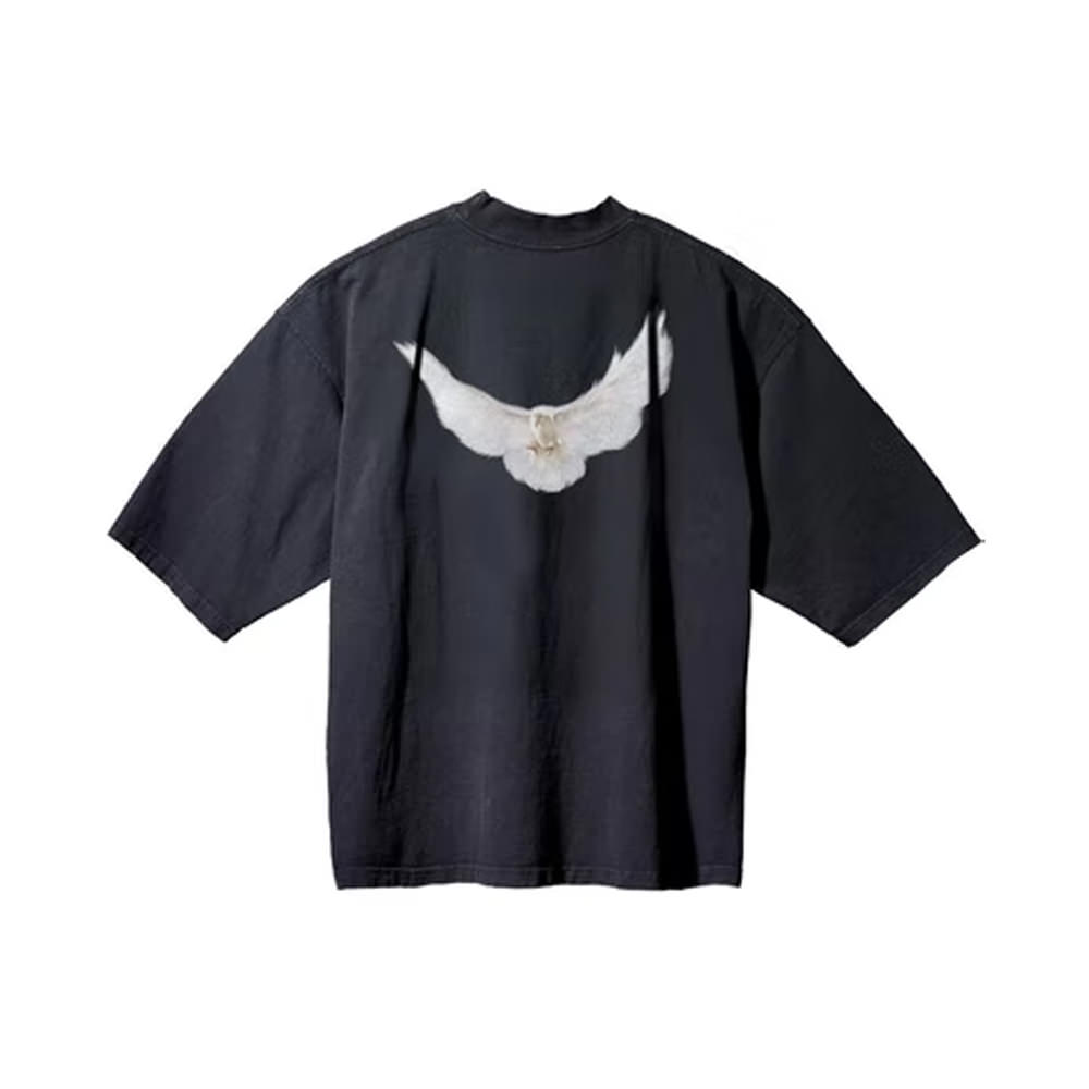 Yeezy Gap Engineered by Balenciaga Dove 3/4 Sleeve Tee BlackYeezy