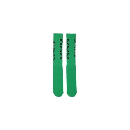 Off-White Arrow Socks Green/Black