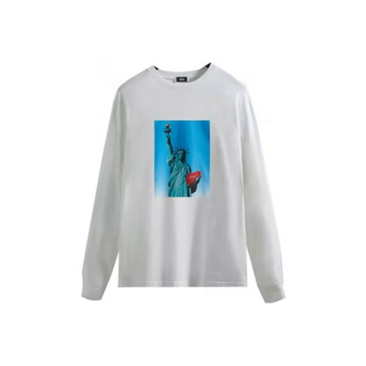 Kith Lady Liberty In Love L/S Tee White