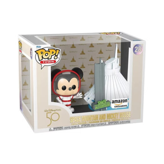 Funko Pop! Town Walt Disney World 50th Space Mountain And Mickey Mouse Amazon Exclusive Figure #28