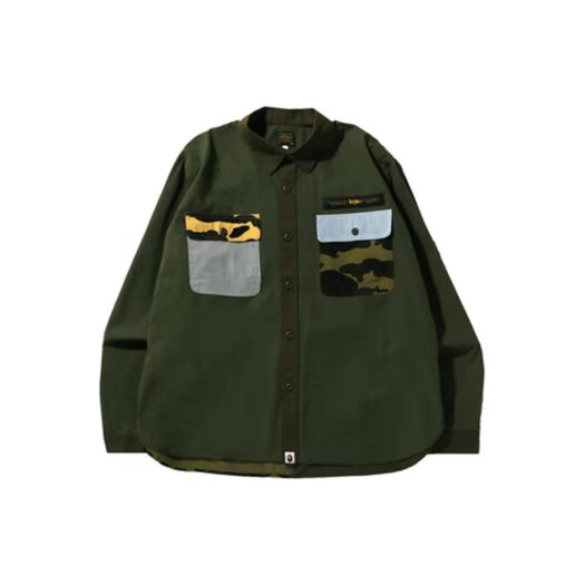 BAPE Military Crazy Pattern Relaxed Fit Shirt Multi