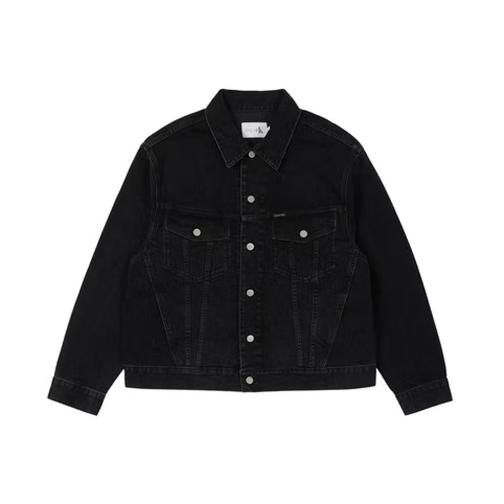Palace CK1 Relaxed Trucker Denim Jacket Midstone BlackPalace CK1 ...