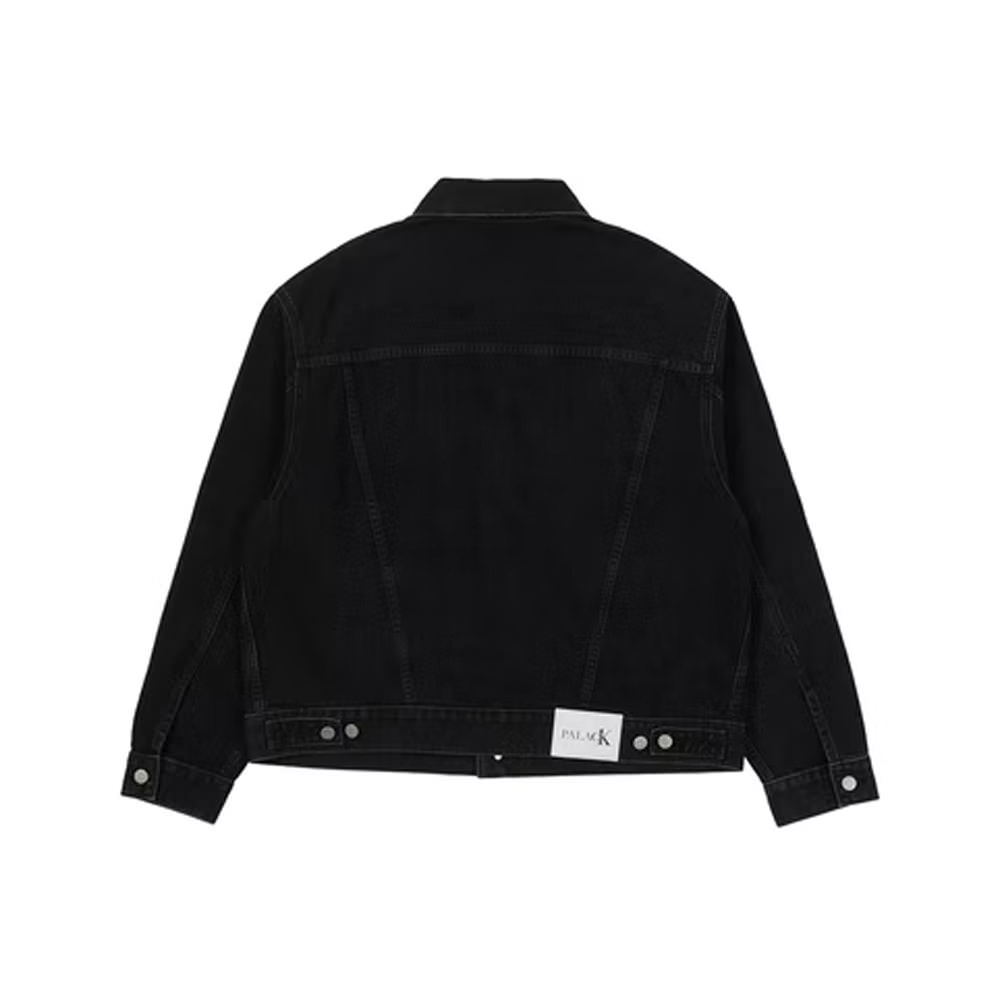 Palace CK1 Relaxed Trucker Denim Jacket Midstone BlackPalace CK1 ...