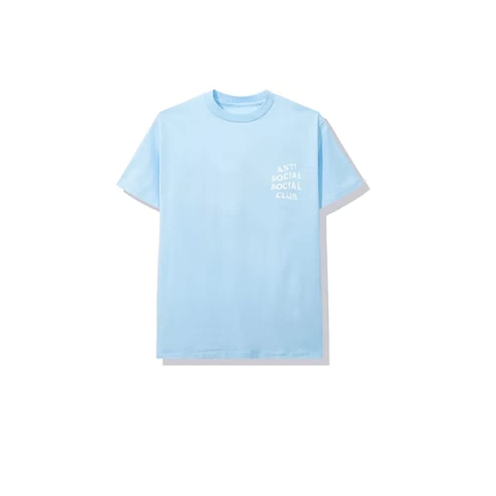 Blue anti social shop social club shirt