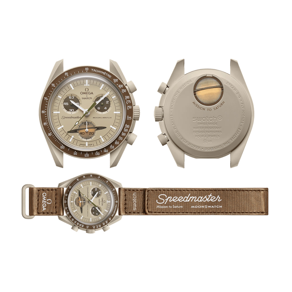 Swatch x Omega Bioceramic Moonswatch Mission to Saturn