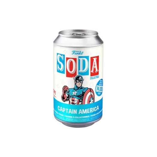 Funko Soda Marvel Captain America Figure Sealed Can