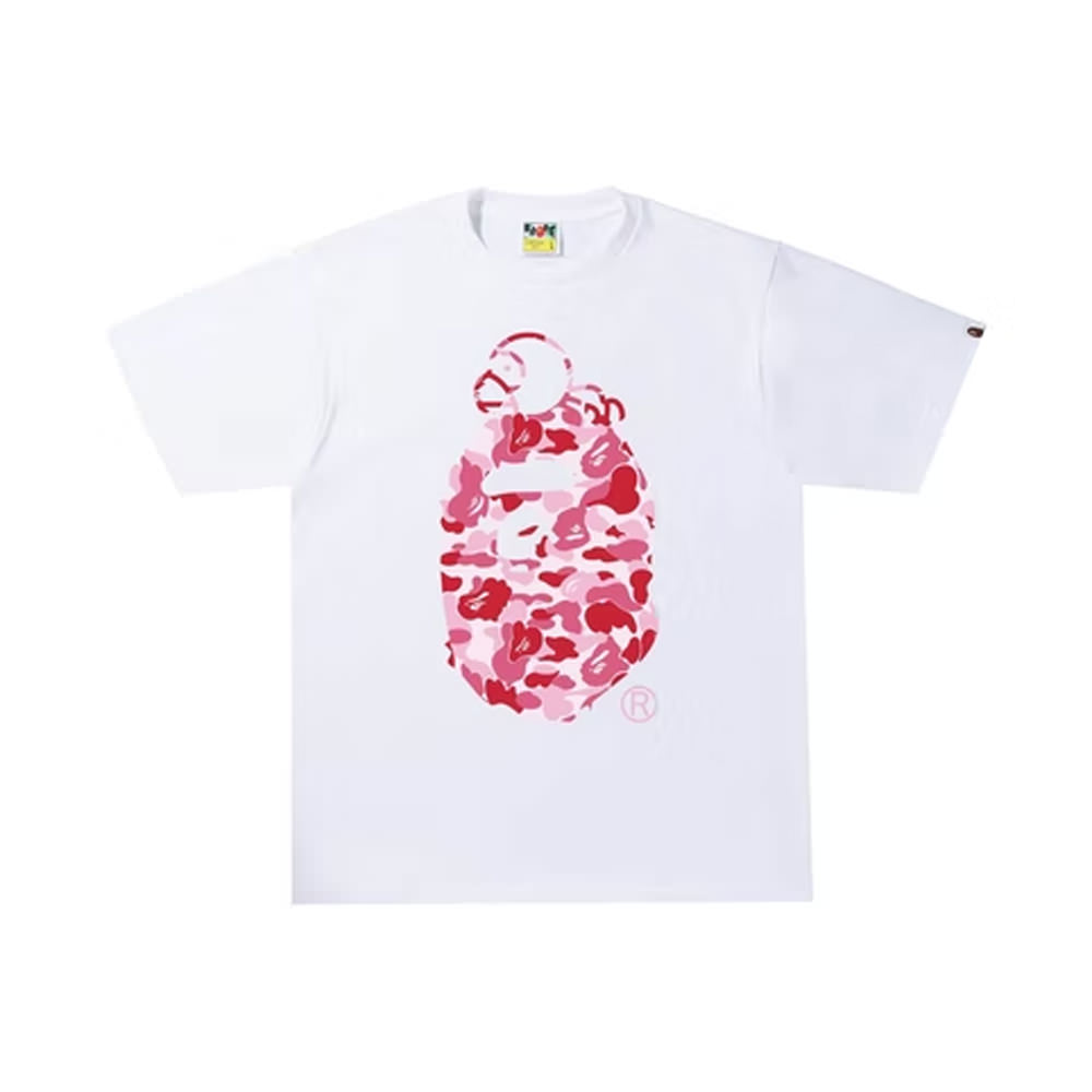 BAPE ABC Camo Kanji Tee (SS22) White Pink