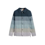 Kith Striped Poplin Carmine Coaches Jacket Anchor