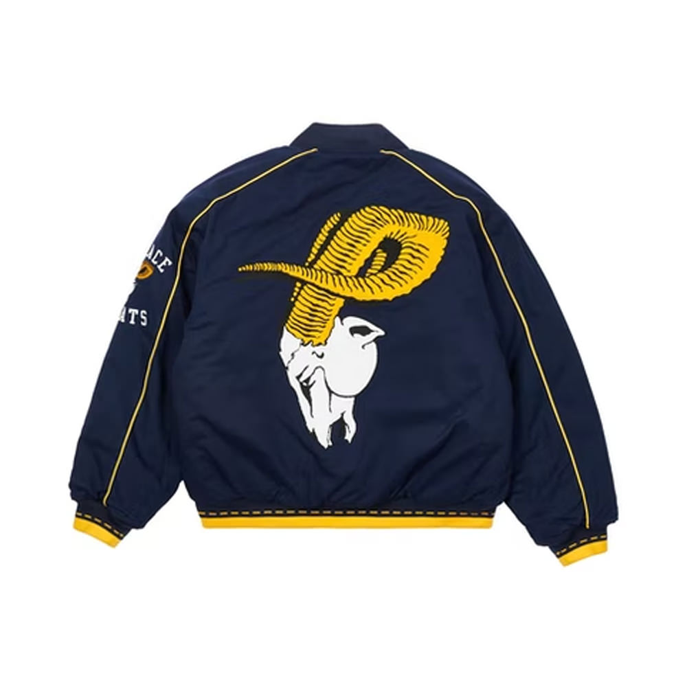 Palace Goats Varsity Jacket NavyPalace Goats Varsity Jacket Navy