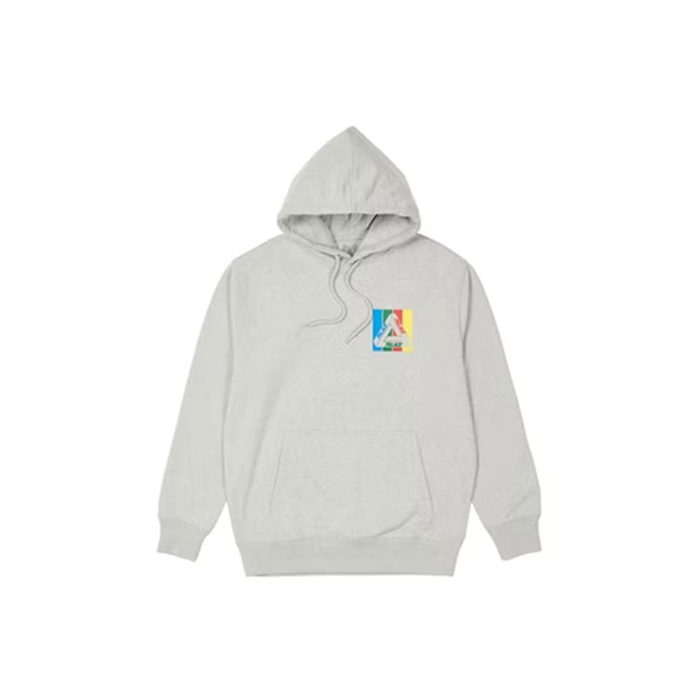 Palace Tre-Emb Hood Grey MarlPalace Tre-Emb Hood Grey Marl - OFour