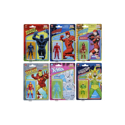 Hasbro Marvel Legends Retro Collection Wave 2 Set of 6 Action Figure