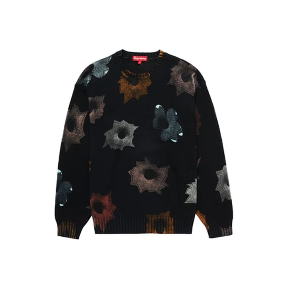 カラーブラックsupreme nate lowman sweater ニット　セーター