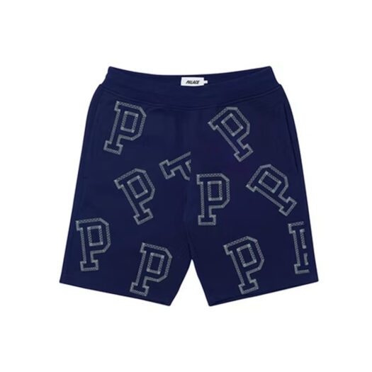 Palace Multi P Sweat Shorts Blue