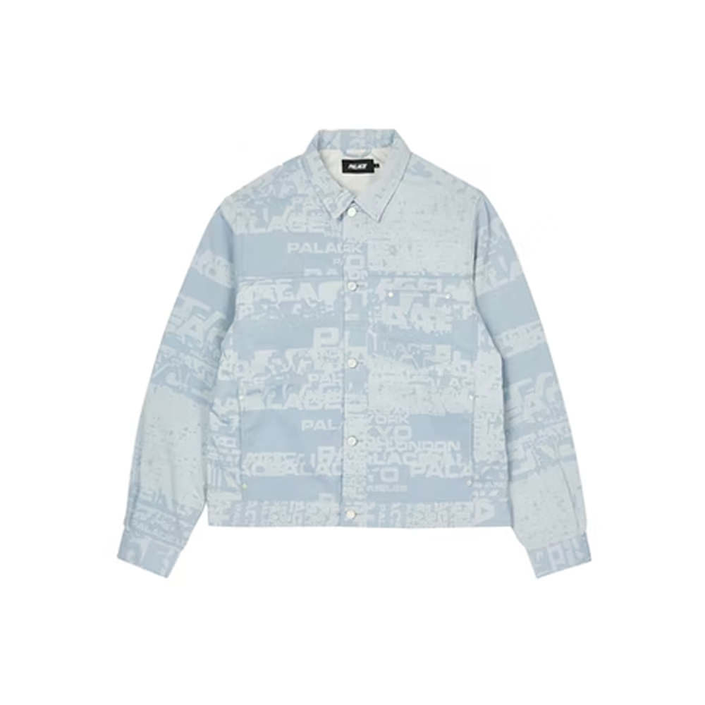 Palace Cities Jacquard Jacket BluePalace Cities Jacquard Jacket Blue ...