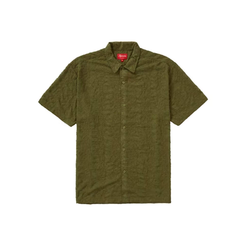 Supreme Chainstitch Chiffon S/S Shirt Olive