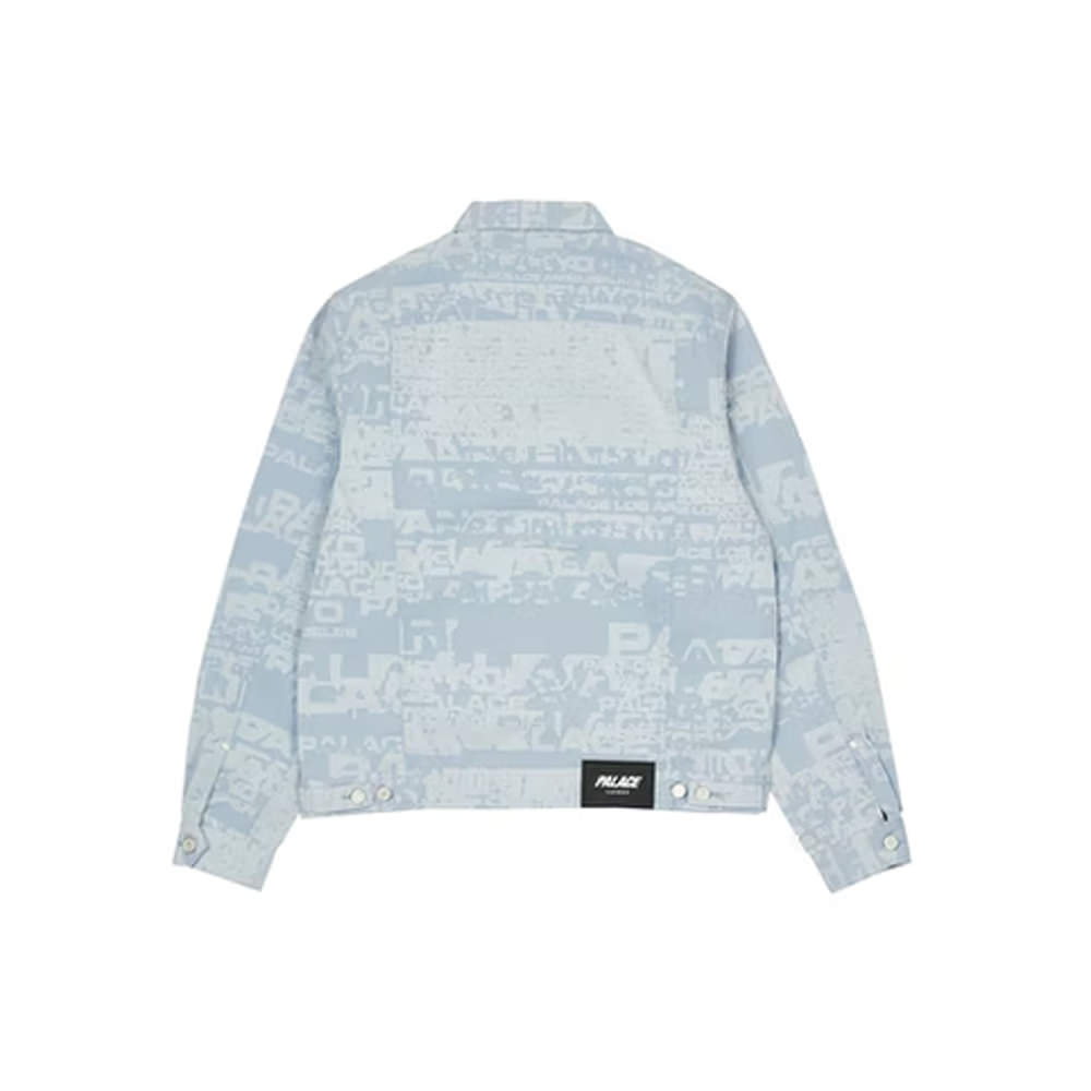 Palace Cities Jacquard Jacket BluePalace Cities Jacquard Jacket Blue - OFour