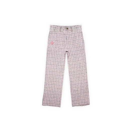drew house boucle relaxed fit chino pink