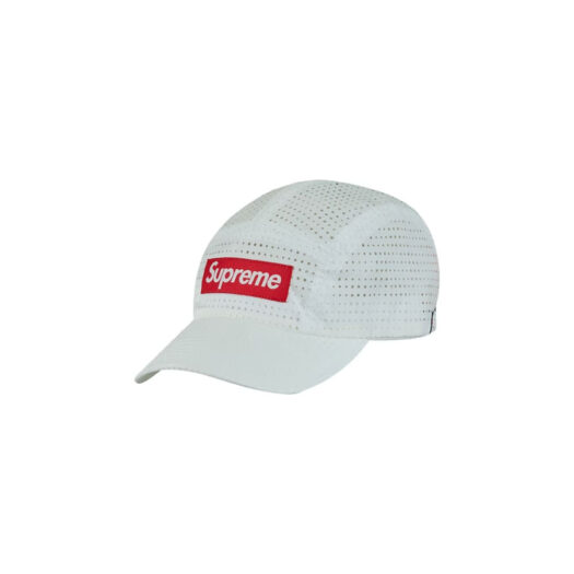 Supreme Perforated Camp Cap (SS22) White