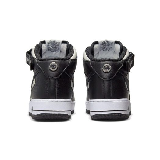 Nike Air Force 1 Mid Stussy Light Bone Black